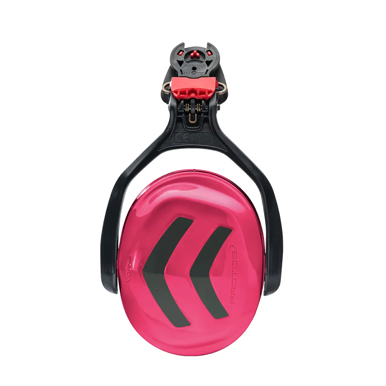 PROTOS® Gehörschutz P1 E in pink-grau als Paar zur beidseitigen Ohrabdeckung für Integral Kopfschutz