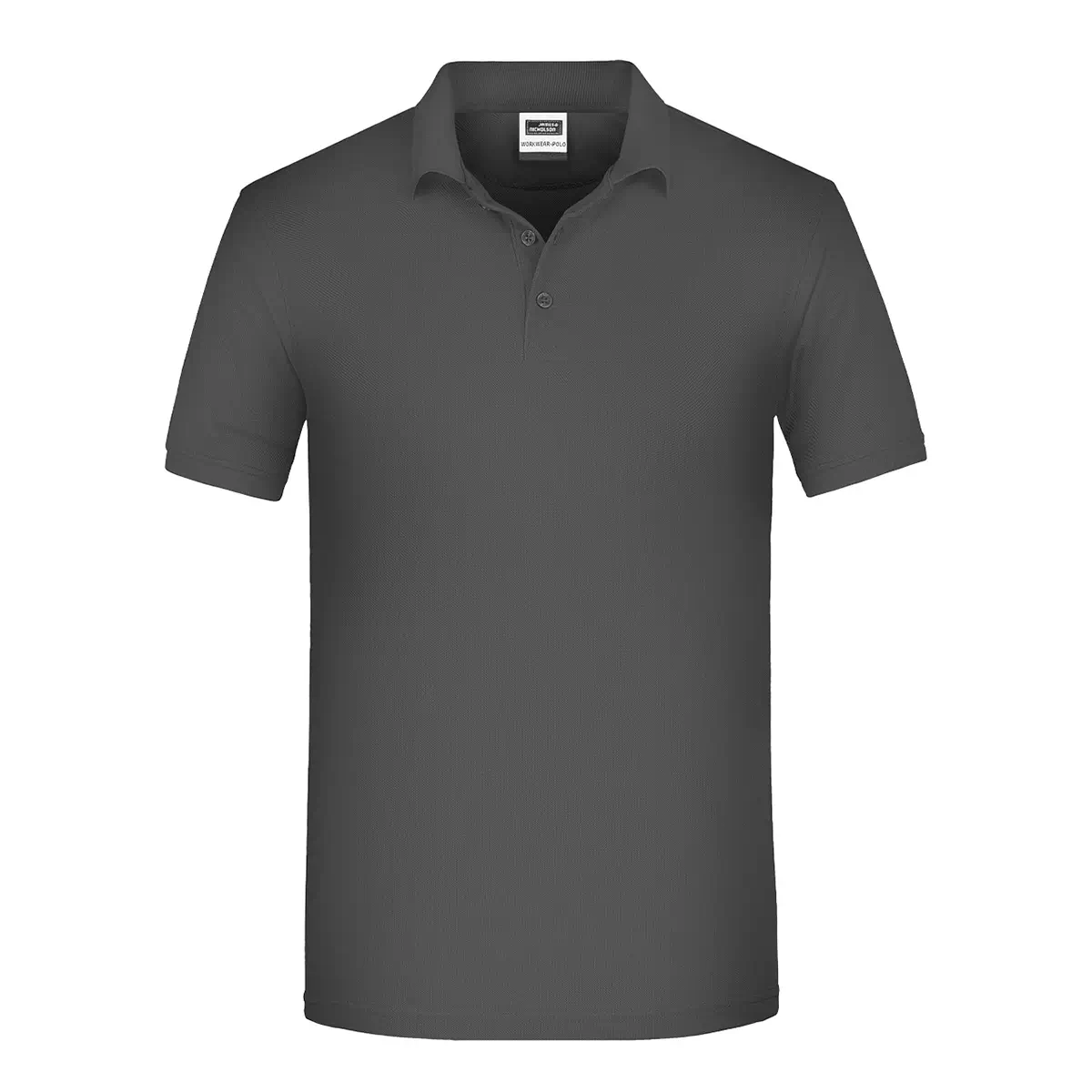 Kurzarm Poloshirt, Farbe carbon, strapazierfähig Daiber JN874 Herren, Vorderansicht hinter weissen Hintergrund