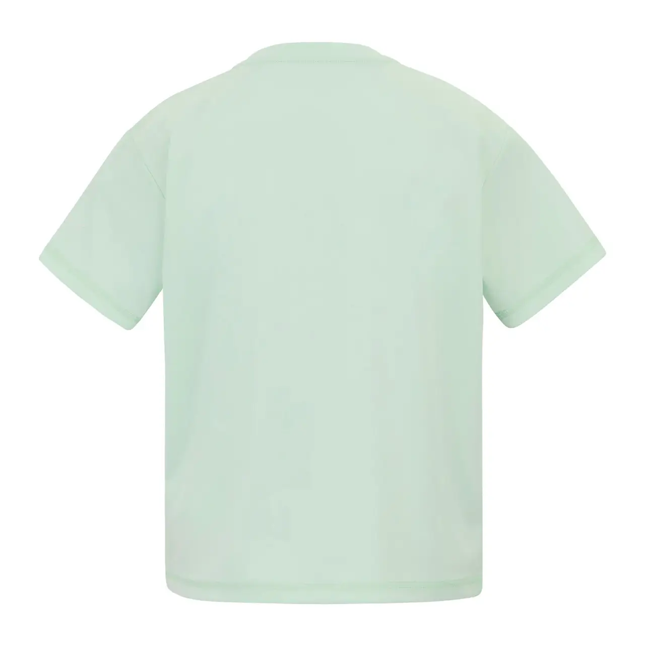 Mädchen T-Shirt Regatta Modell Aria oceanblau Rückansicht, meliertes Quick Dry Material, Grafikdruck