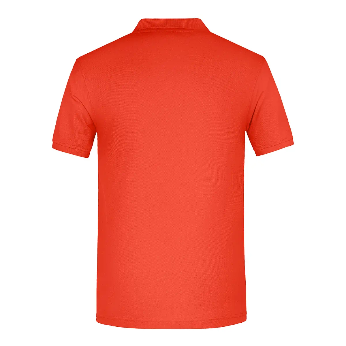 Kurzarm Poloshirt Herren, Daiber JN874, Farbe spicy-orange, Vorderansicht hinter weissen Hintergrund