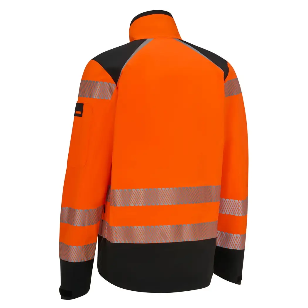 Pfanner Warnschutzjacke Ventilation Leuchtorange ansicht hinten 108750-25