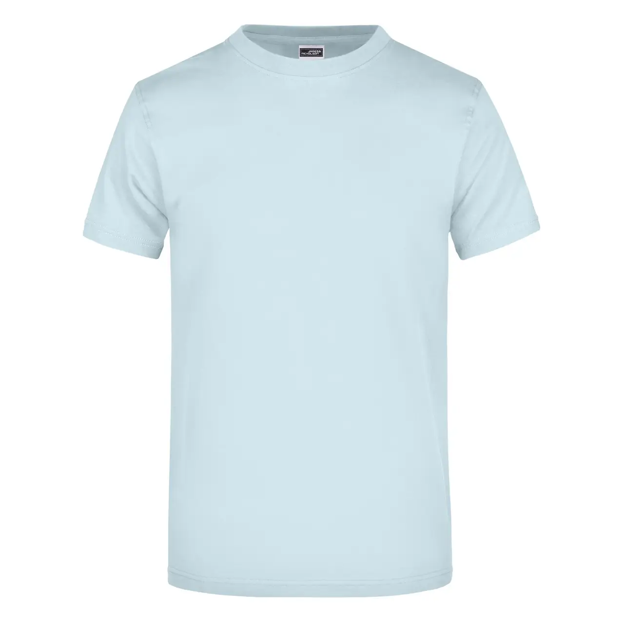 Daiber T-shirt JN002 mit rundhalsausschnitt  in der farbe hellblau, frontansicht