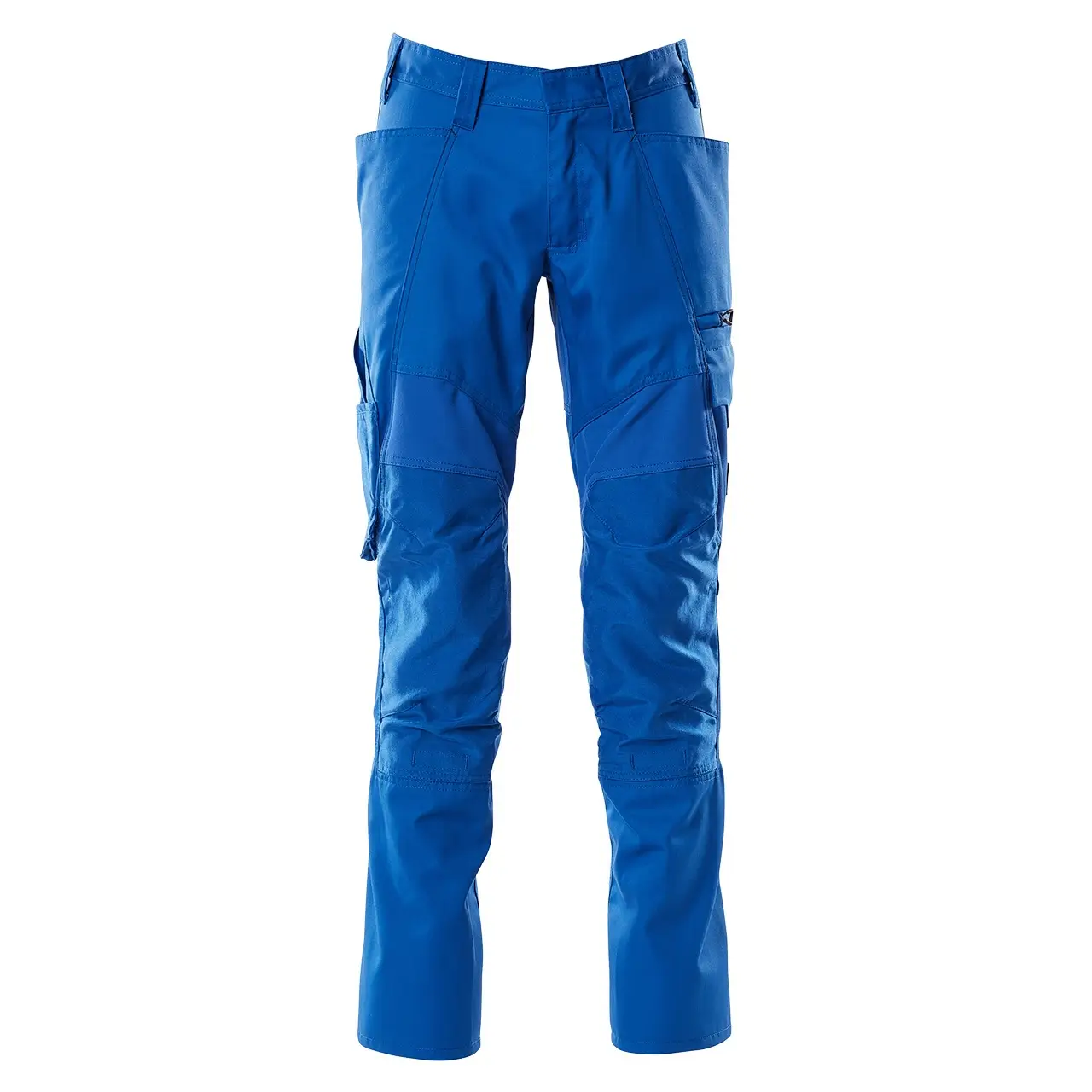 arbeitshose mit knietaschen, mascot accelerate, 18579-442-91, azurblau, frontansicht