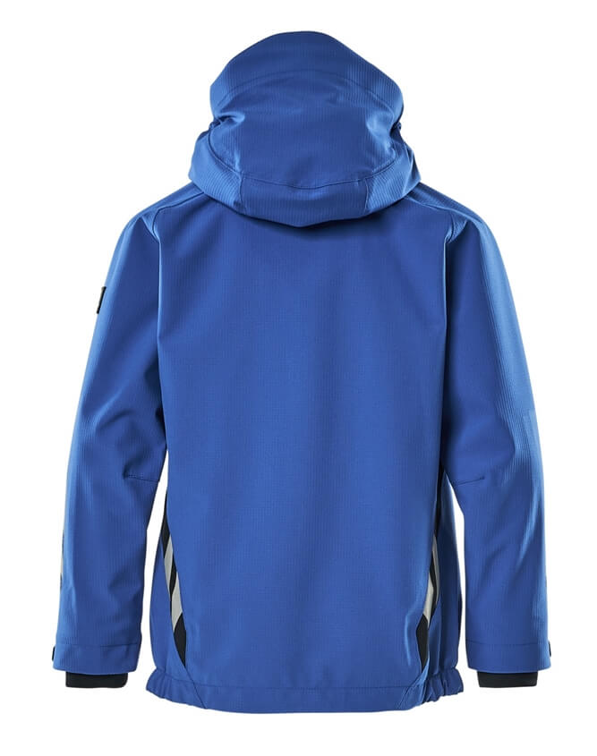 Mascot Kinder Hardshell Jacke ansicht hinten in azzurblau-schwarzblau,winddicht und wasserabweisend,18901-249-91010