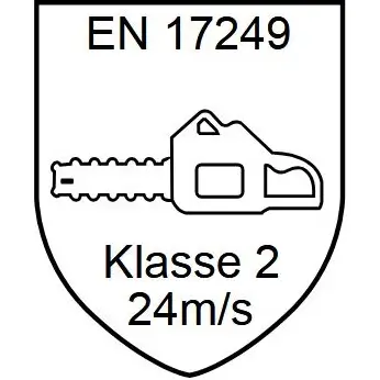 EN17249 Schnittschutz Klasse 2 24m/s