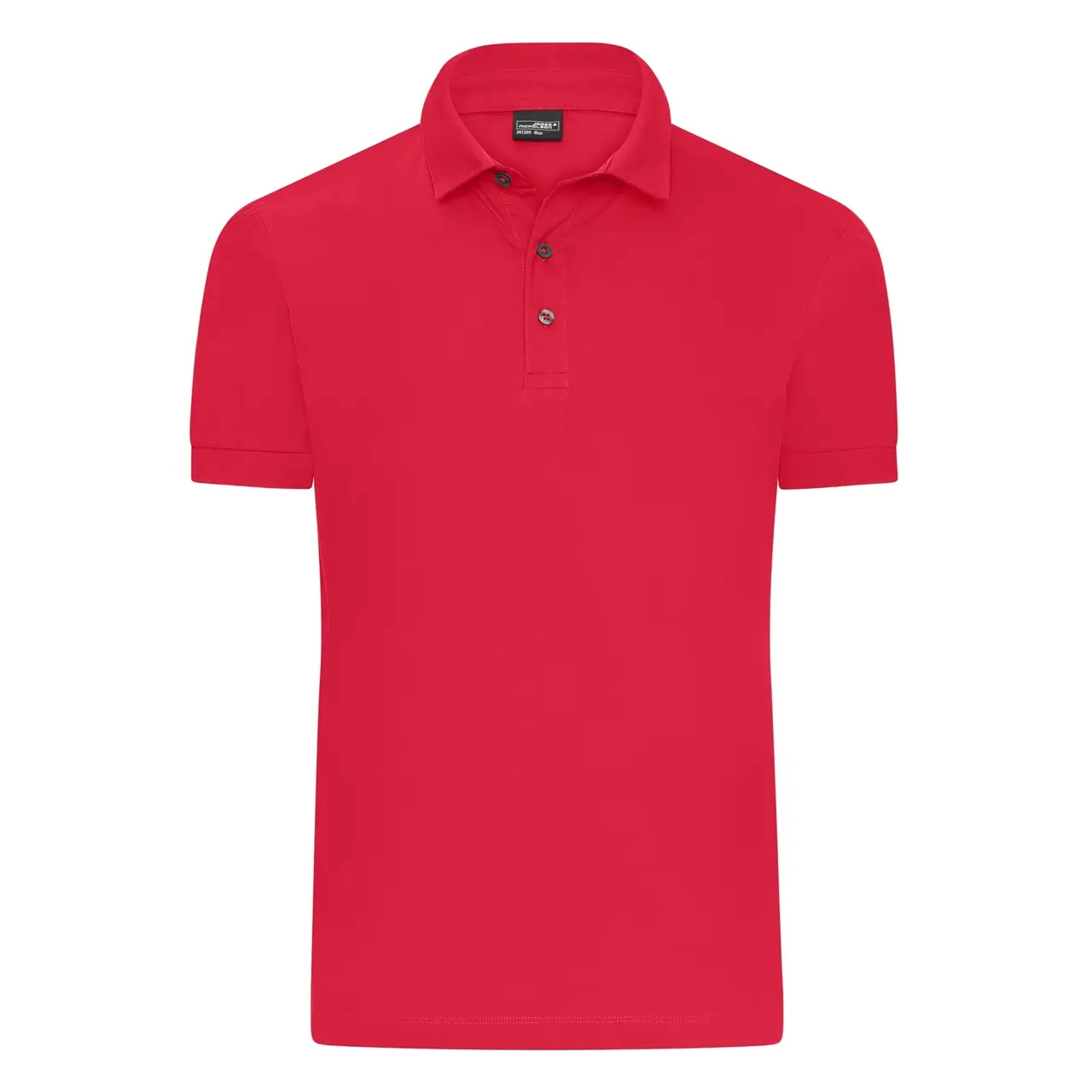 Poloshirt Herren für den alltag Daiber JN1300 Farbe rot ansicht vorne