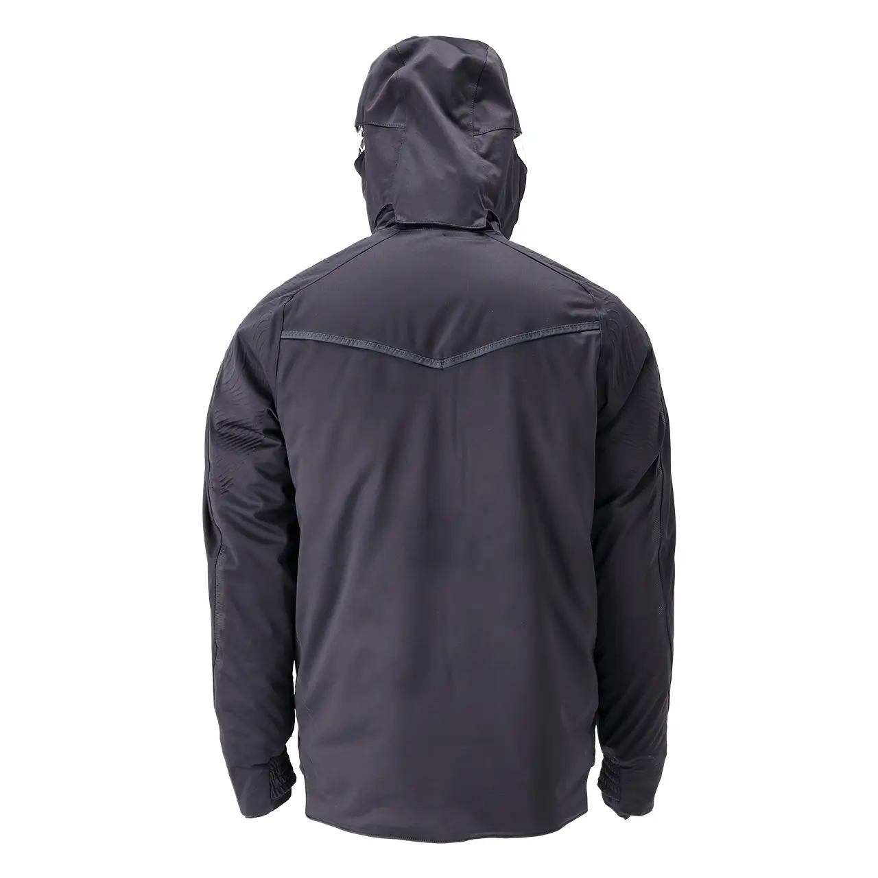 Mascot Winter Arbeitsjacke schwarzblau, mit Kapuze für den Winter, 22035-657-010, Rückenansicht, Produktlinie Customized 22035-657-010