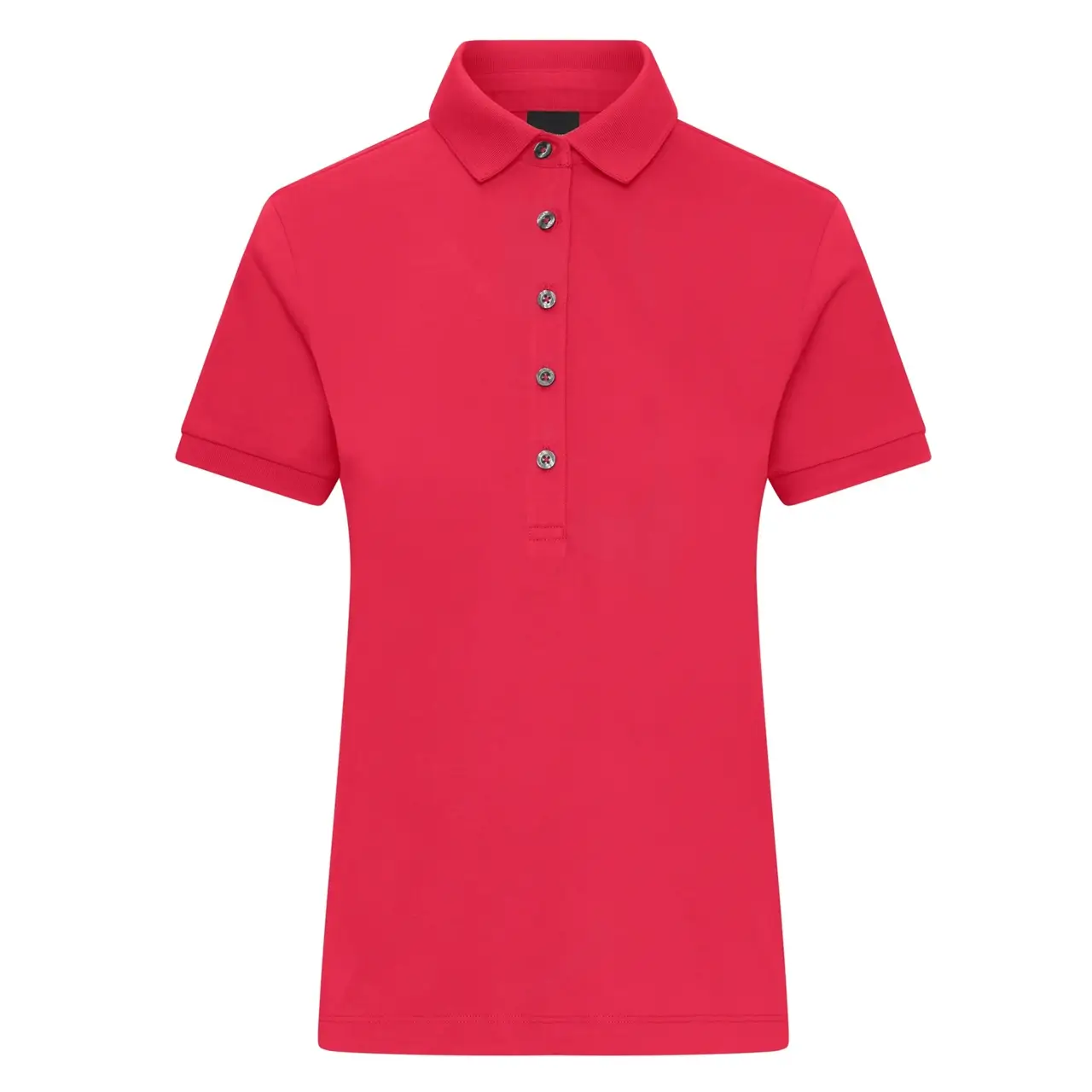 Damen Poloshirt rot für service daiber jn1301 ansicht vorne