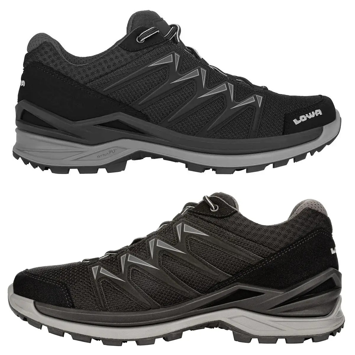 LOWA Innox PRO GTX LO grau-schwarz ansicht seite