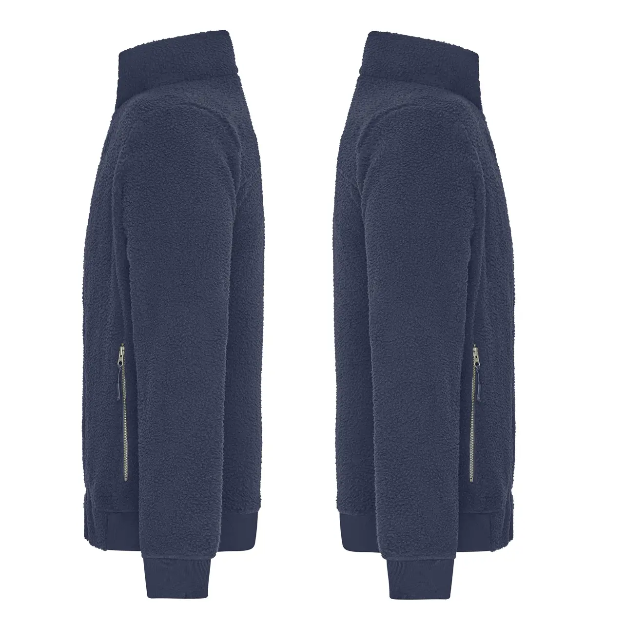 Daiber Sherpa Fleecejacke navy seite