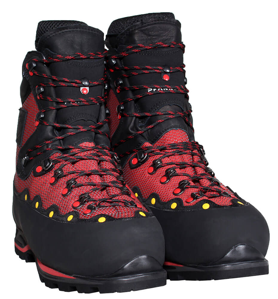 Schnittschutzschuhe Säntis schwarz-rot