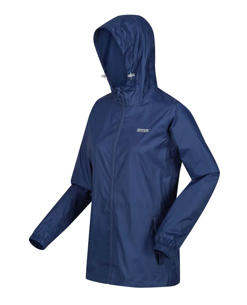 Regatta Damen Regenjacke Pack it dusty denim