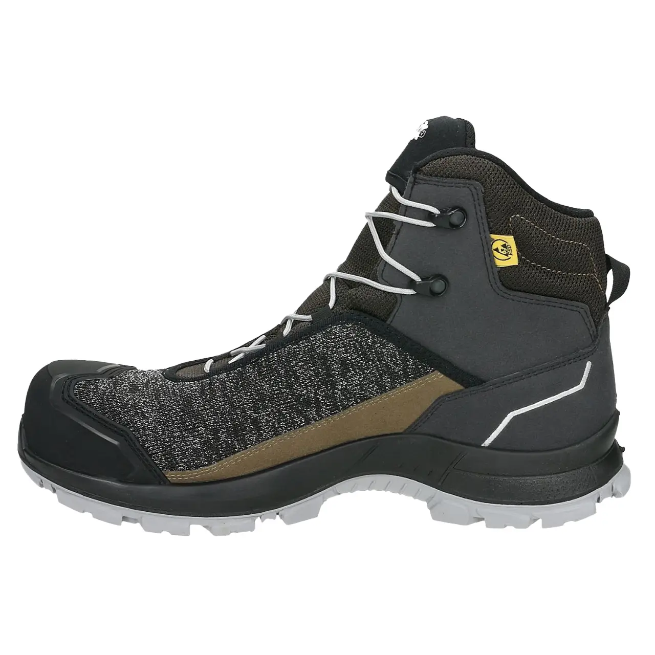 Ansicht innenseite, sicherheitsschuhe s7s knöchelhoch, farbe schwarz-braun,HAIX Black Eagle Safety 410 | C, GTX