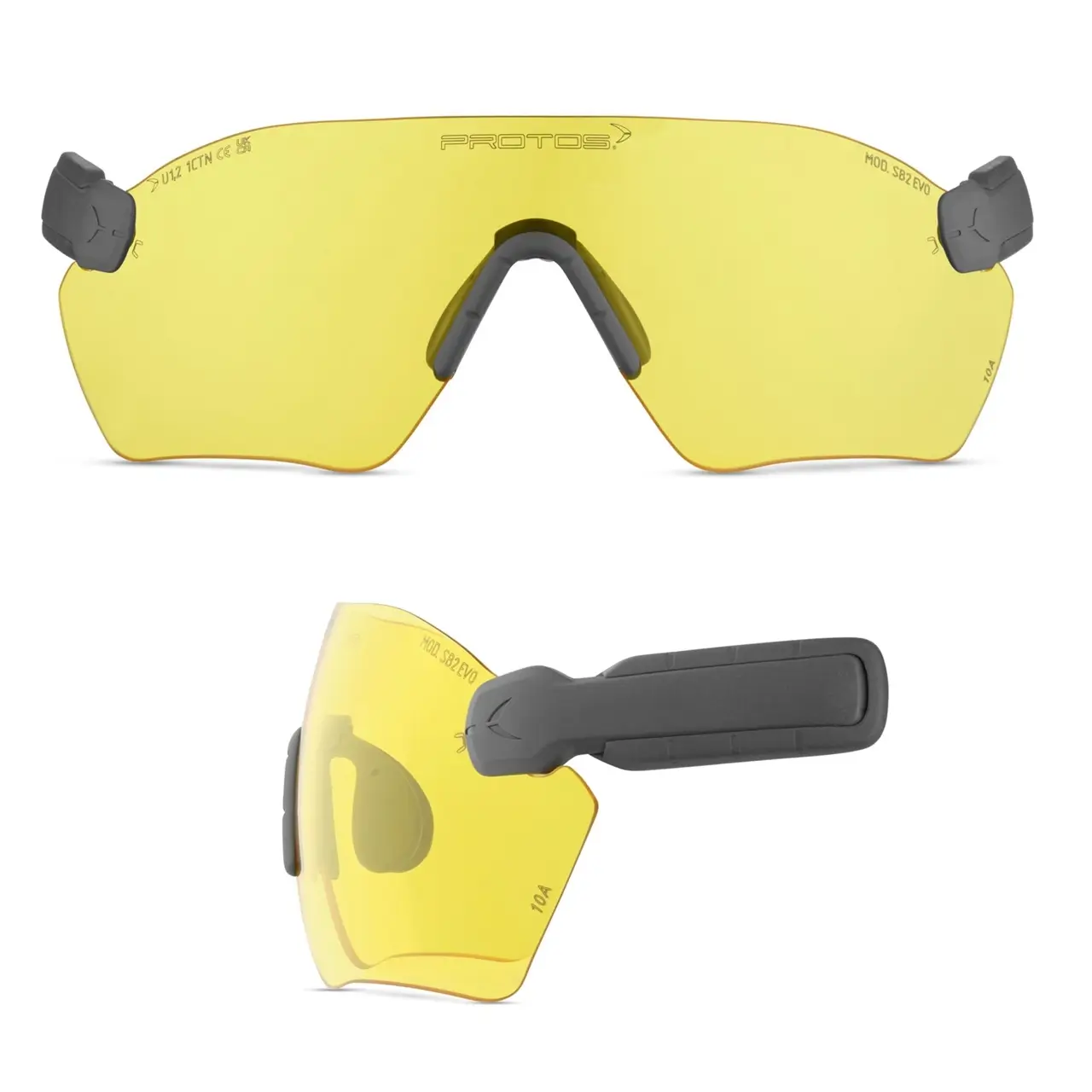 Schutzbrille SB2 E gelb Protos artikel 20490-50