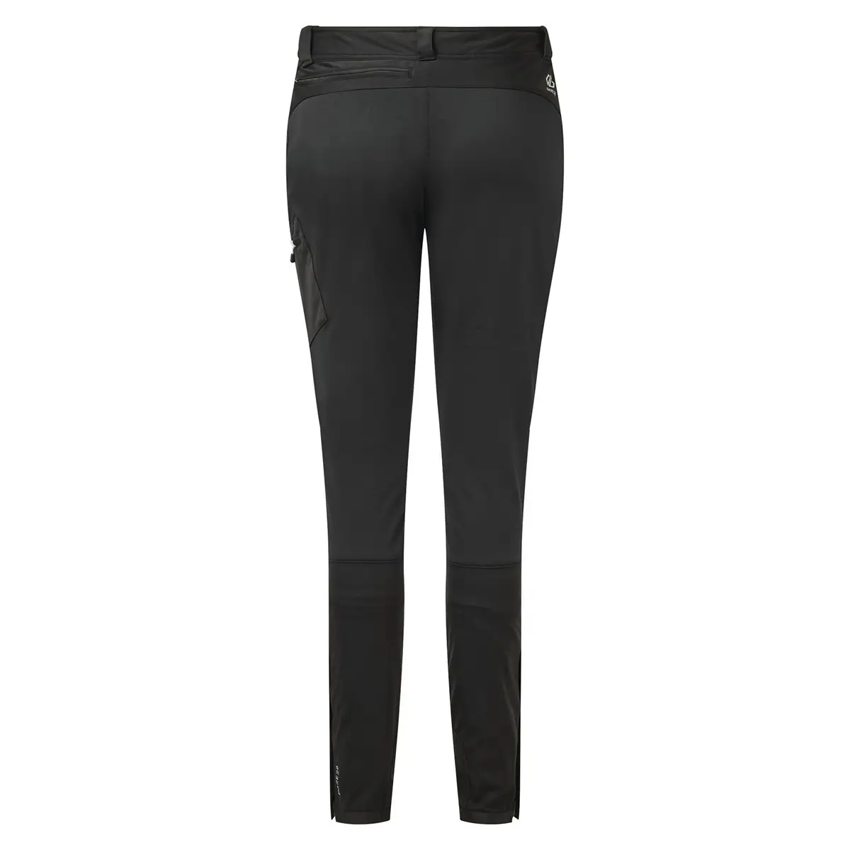 Damen Softshellhose schwarz ansicht hinten