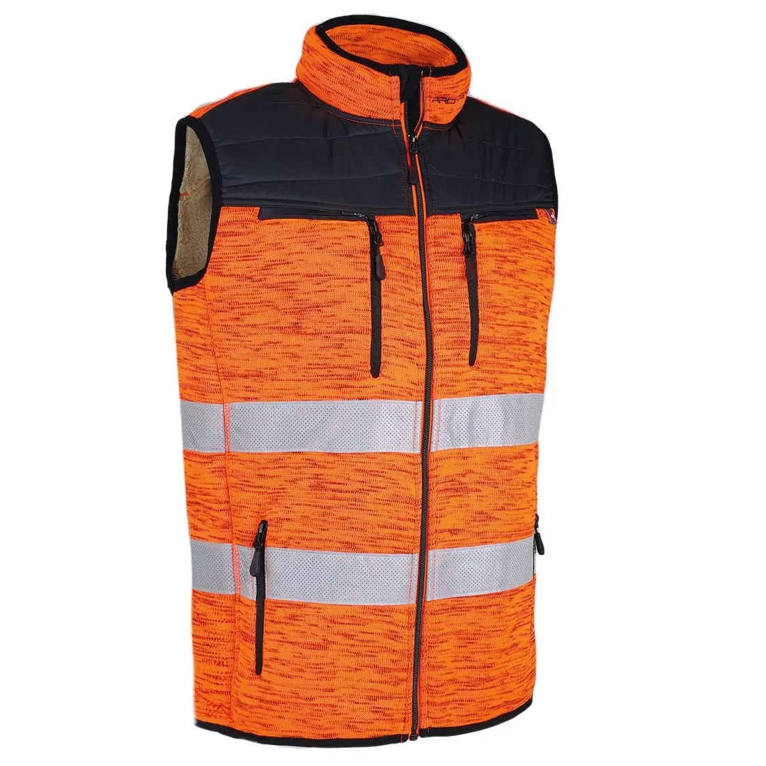 PFANNER® Winterweste Teddy neonorange-reflex Pfanner Winterweste mit Reflexstreifen neonorange