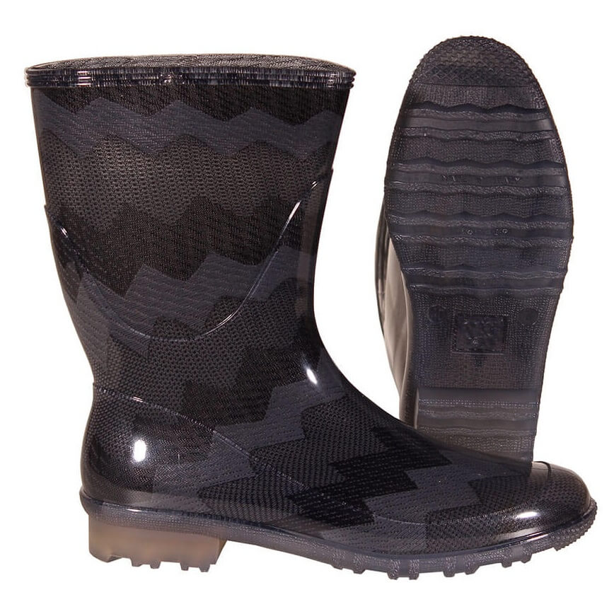 G&G Gummistiefel Lina Basso Tubolare grau gezackt