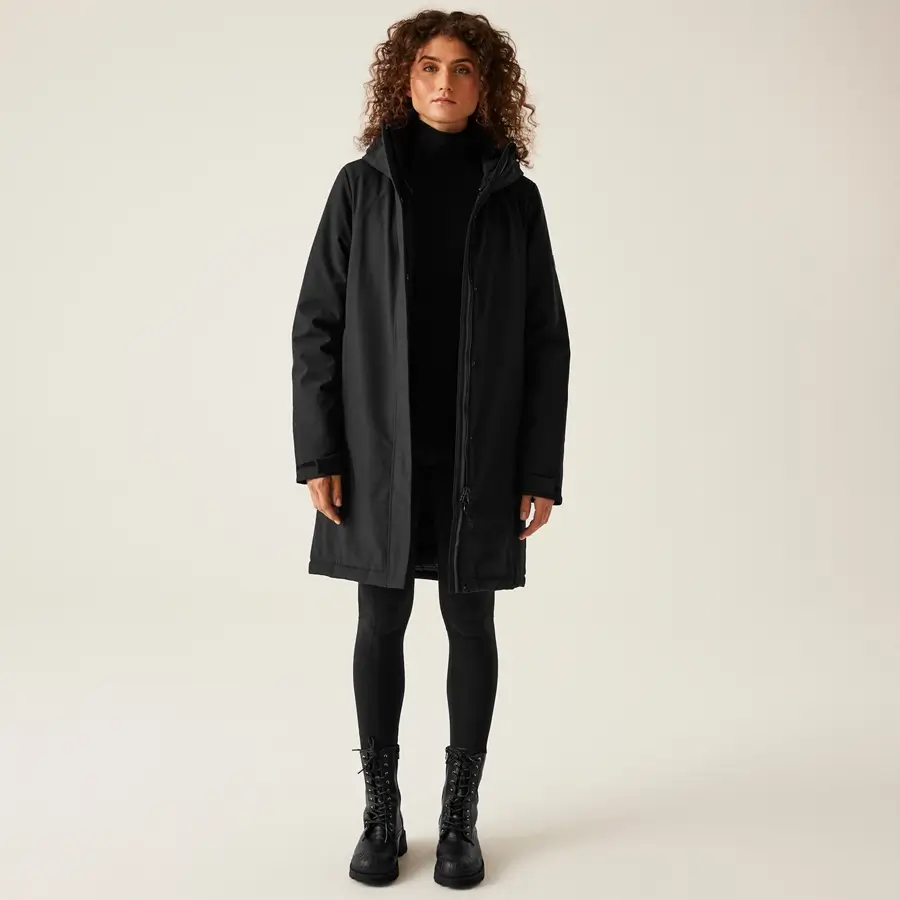 Damen Parka Dallymoore schwarz