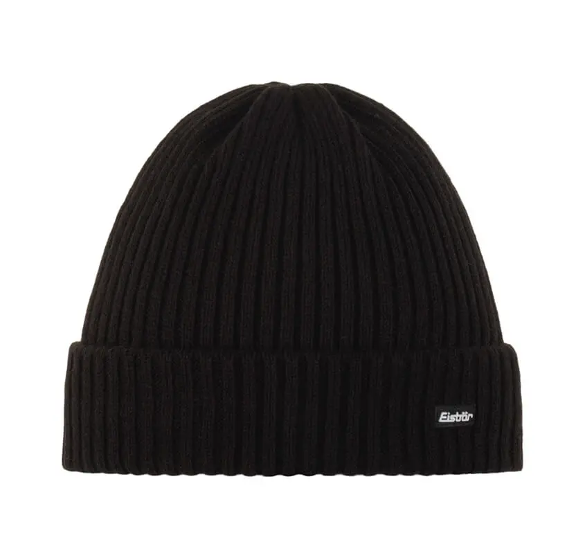 EISBÄR Mütze Ripp schwarz
