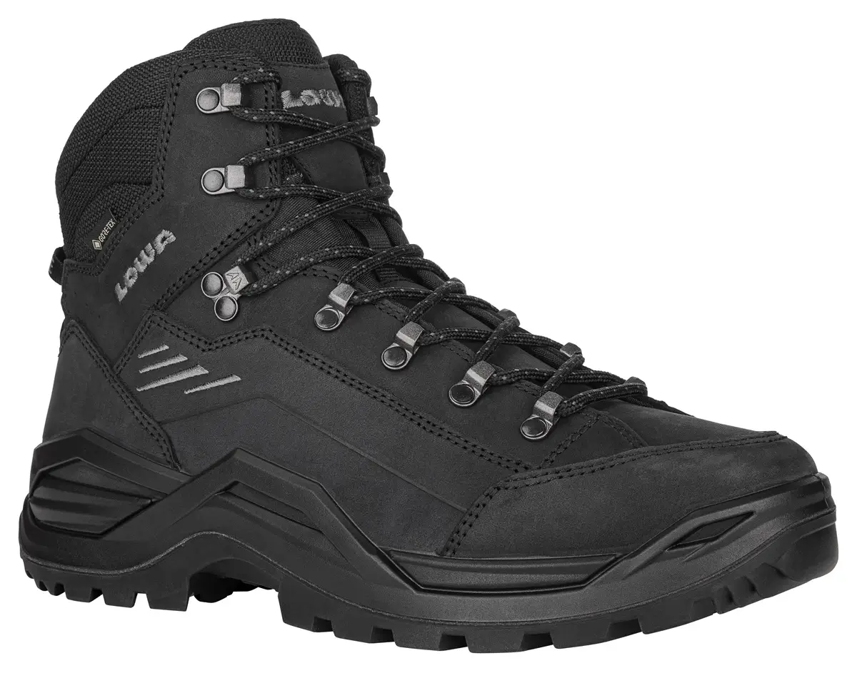LOWA Renegade EVO GTX MID tiefschwarz LOWA Schuhe Herren Renegade EVO GTX ansicht seite