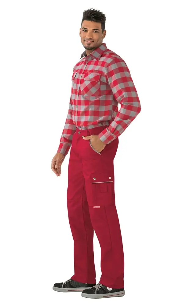arbeitshose herren farbe rot
