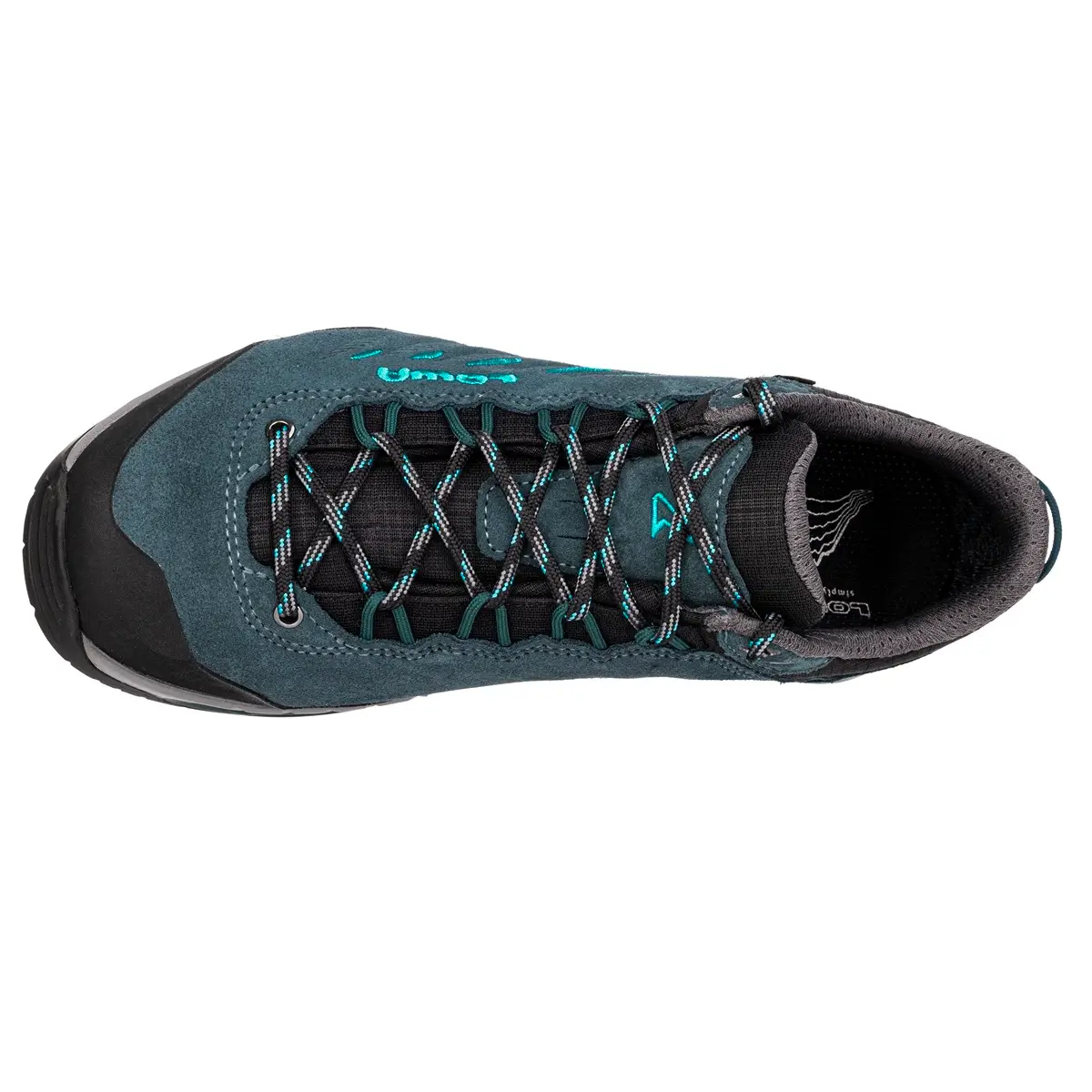 Damen Trekkingschuh Delago Gtx Lo Ws petrol-aquamarin Lowa 2210937472 oben