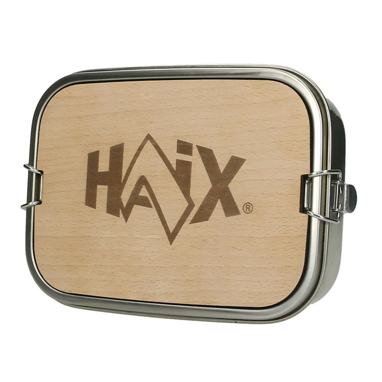 Haix Lunchbox mit Holzbrett, Durchtachtes Geschenk für Freunde und Familiel für kleine Pausen in der