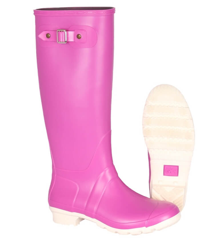 G&G Gummistiefel LAMPO fuchsia-weiß