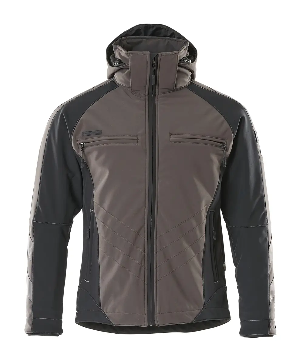 Winter Arbeitsjacke dunkelanthrazit-schwarz ansicht vorne