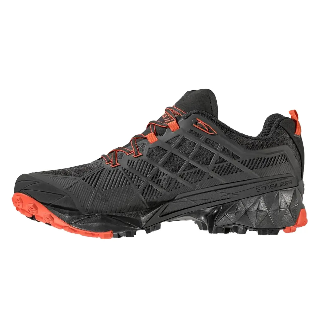 La Sportiva Akyra II GTX Herren Wanderschuh in Black Cherry Tomato, Ansicht innenseite