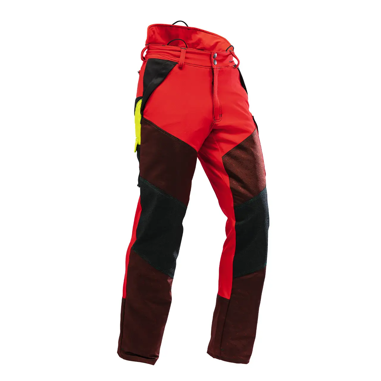 Pfanner Gladiator® Extrem Schnittschutzhose Typ A in rot für Forstwirtschaft und Baumpflege