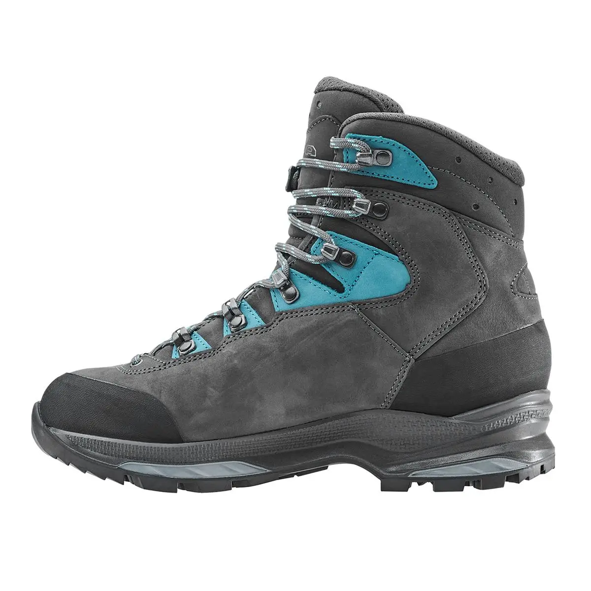 Lowa Mauria EVO GTX Ws Damen Wanderschuh, Außenseite, Farbe anthrazit-türkis