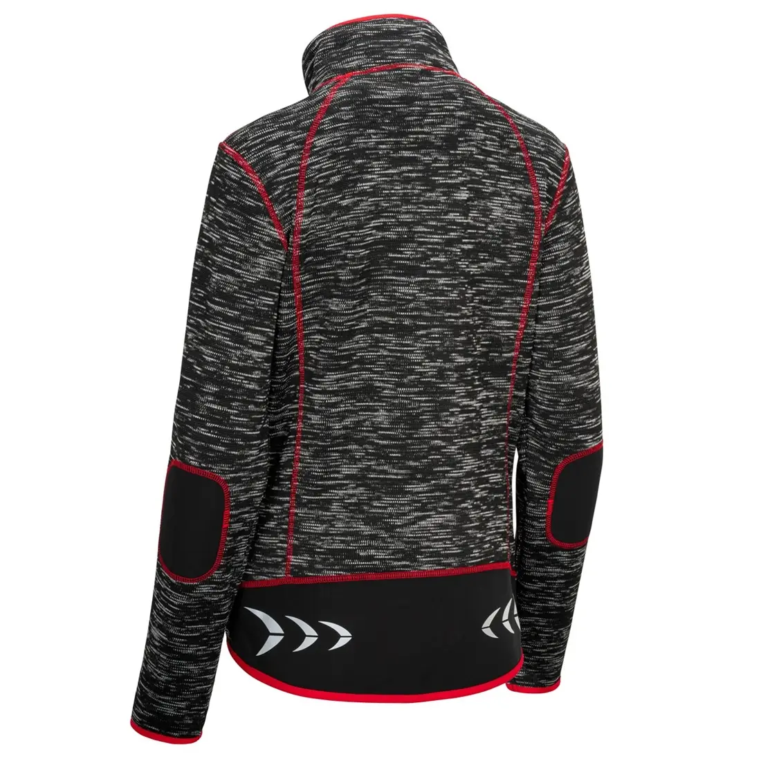 Pfanner Damenjacke Protos Inuit schwarz-melange ansicht hinten