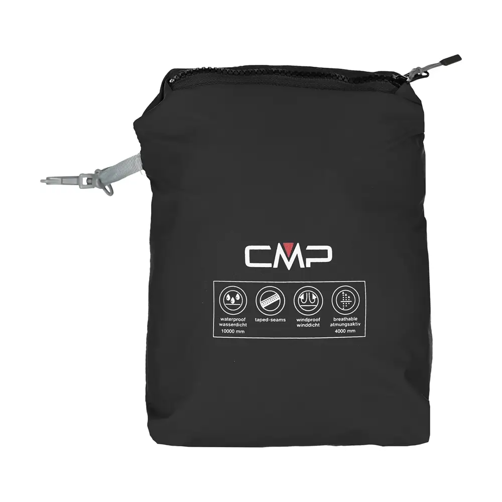 CMP Regenjacke Packtasche schwarz