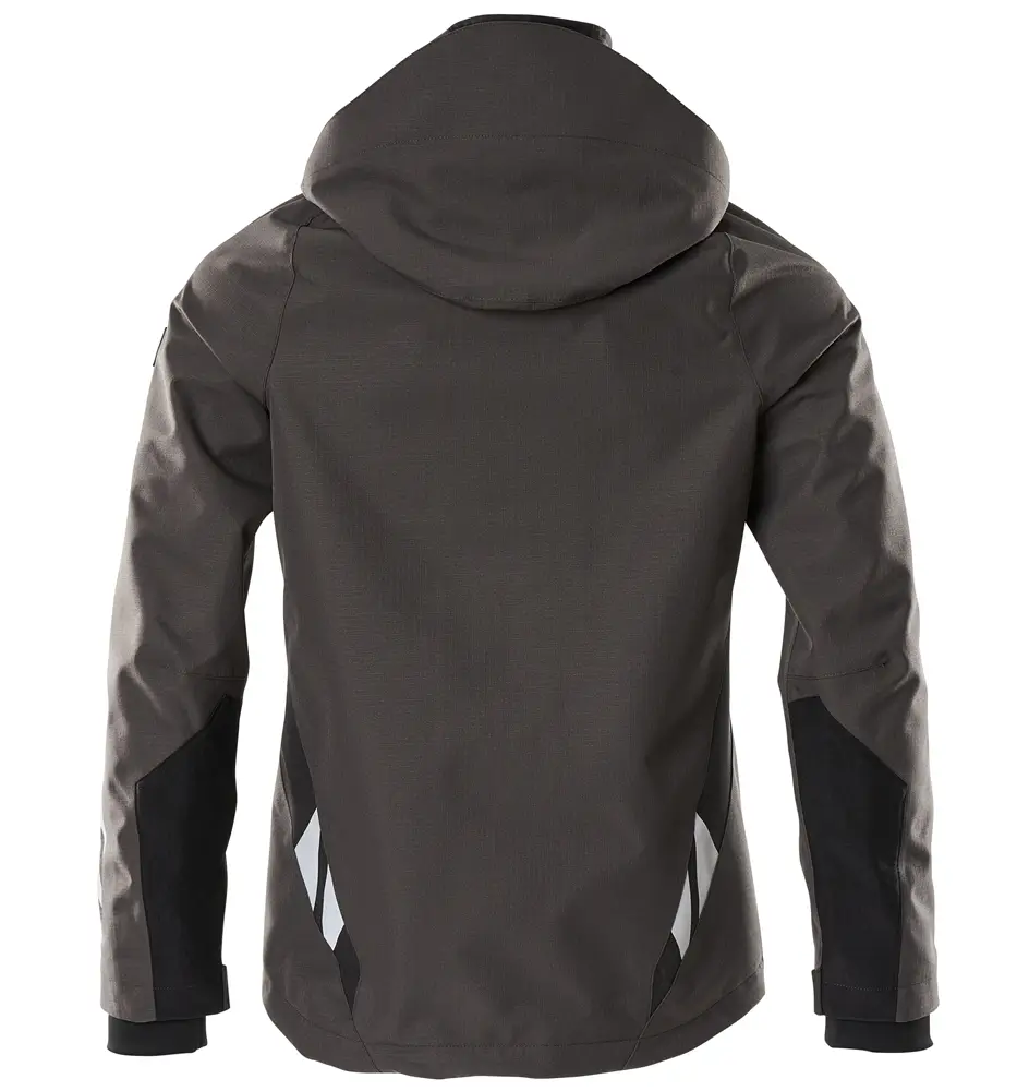 hardshell jacke anthrazit-schwarz