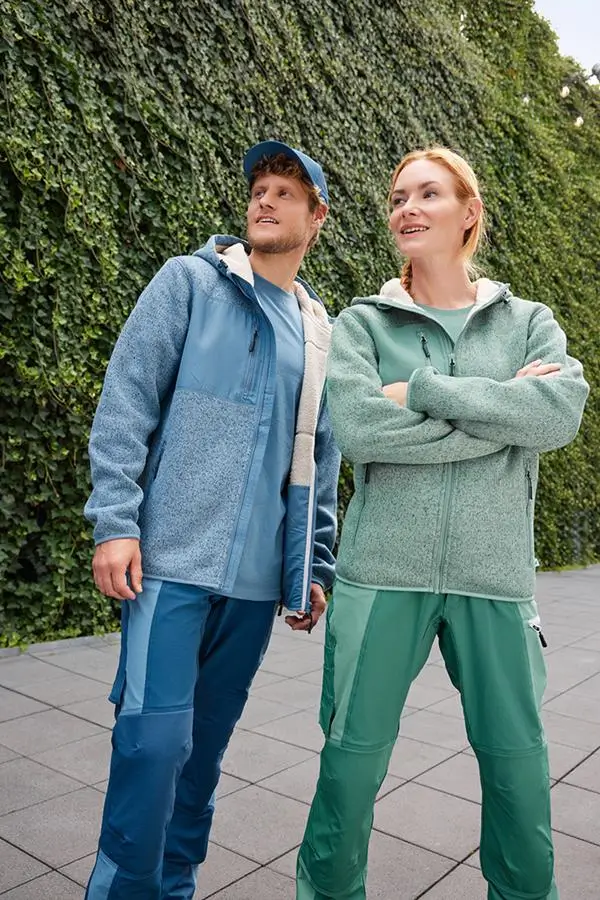 Daiber JN1874 Workwear Strick-Fleecejacke im Outdoor-Lifestyle für Damen und Herren