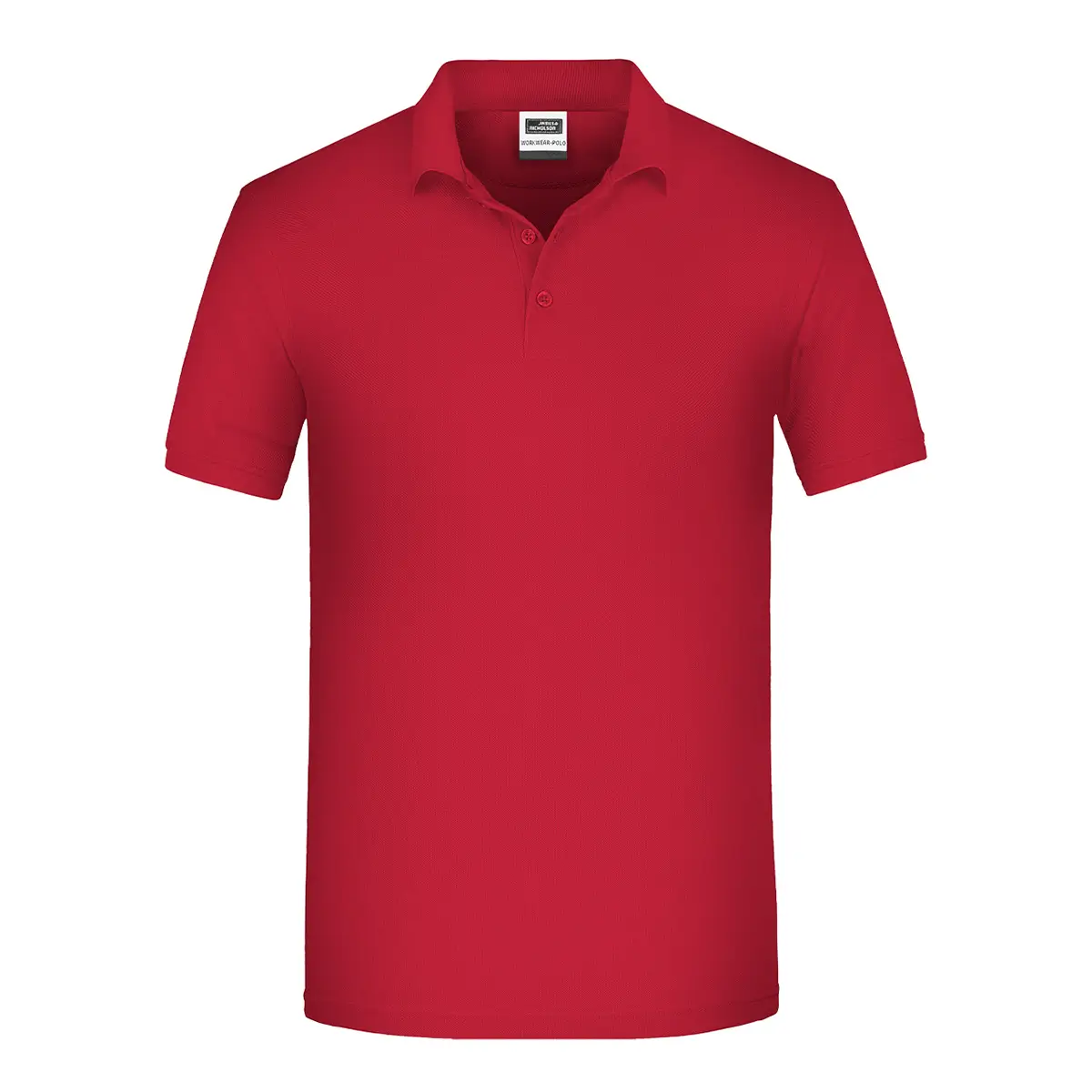 Kurzarm Poloshirt, Farbe weinrot, strapazierfähig Daiber JN874 Herren, Vorderansicht hinter weissen Hintergrund