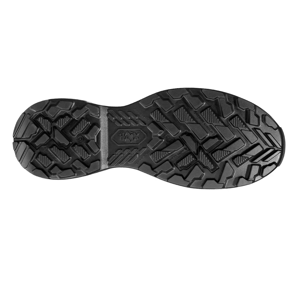 Laufsohle schwarz, HAIX Black Eagle EVO Athletic GTX mid. Rutschhemmende Sohle und Profil für sicheren Halt