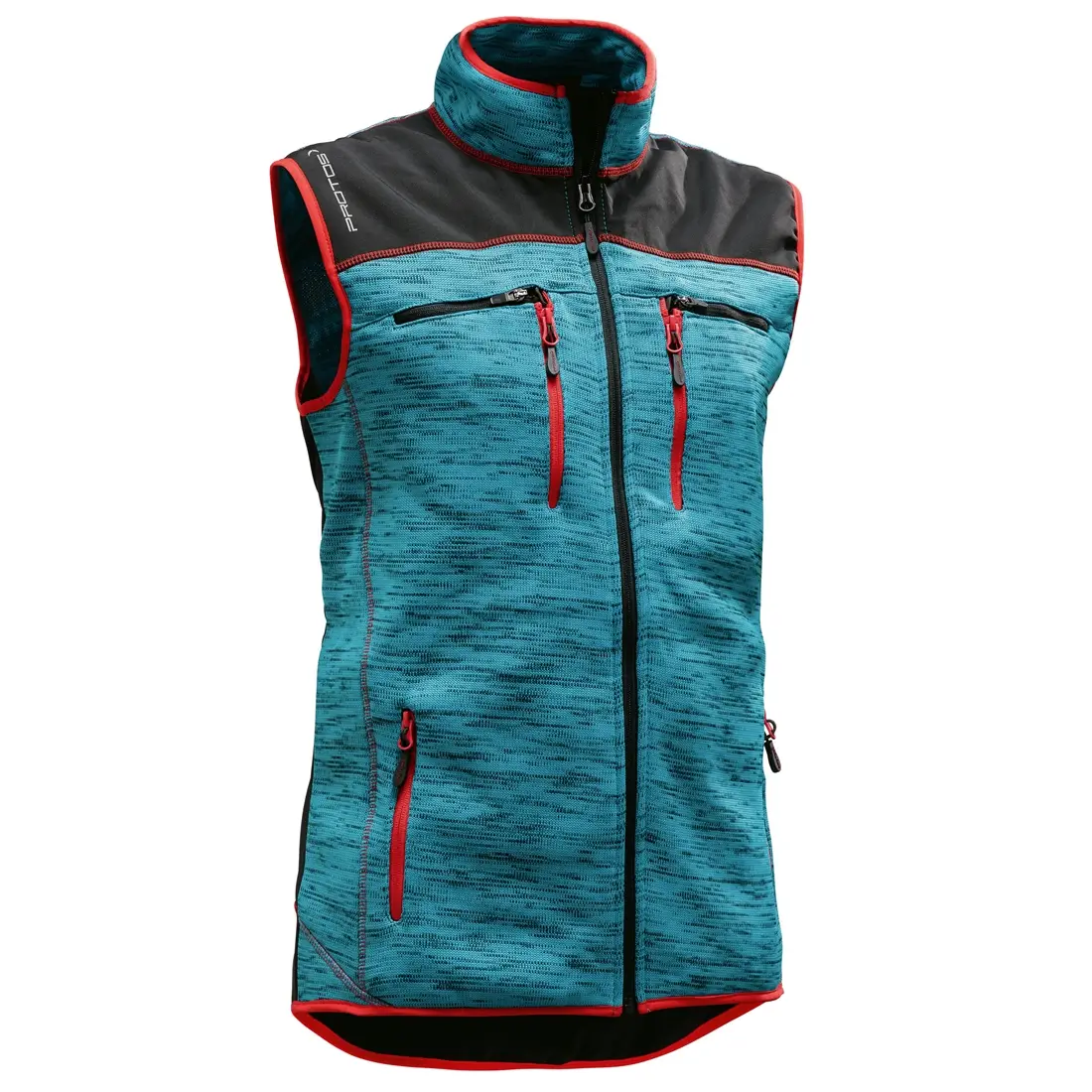Strickweste Protos Inuit blau-melange