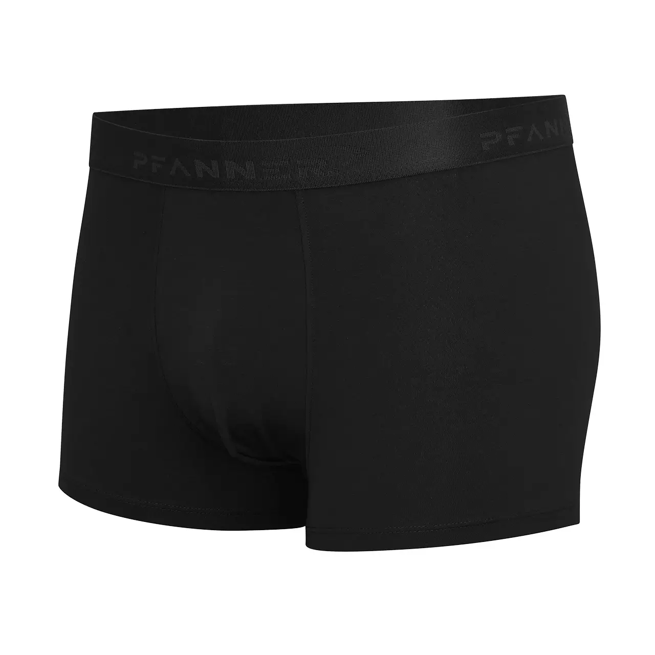 PFANNER Herren-Boxershorts schwarz 100143-36 Vorderansicht seitlich links