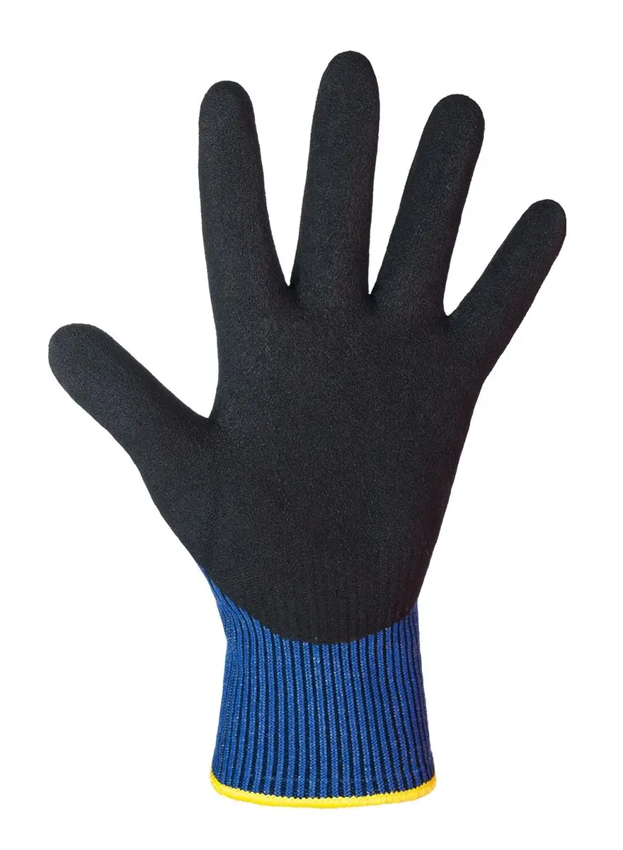 Pfanner Arbeitshand blau grip unterseite