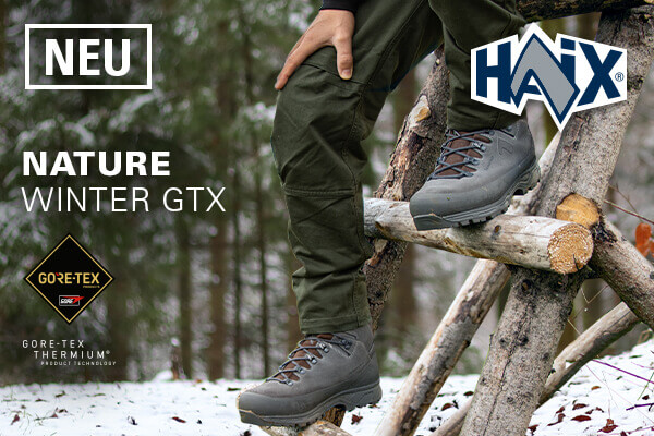 haix winterschuhe grau-braun