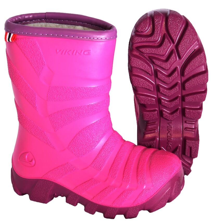 Winterstiefel kinder fuchsia-purple
