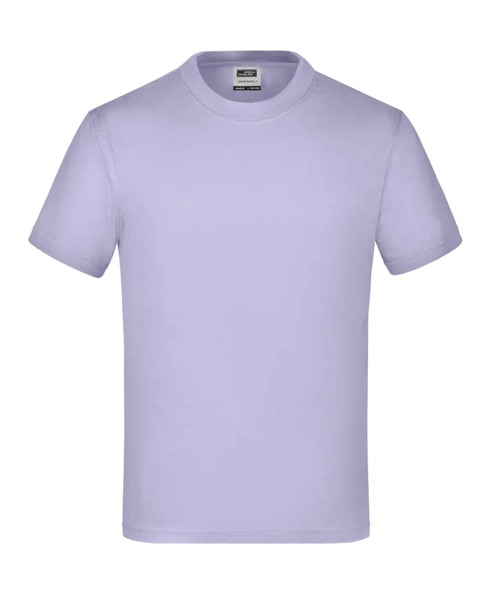 Kinder T-Shirt Junior Basic-T lilac ansicht vorne