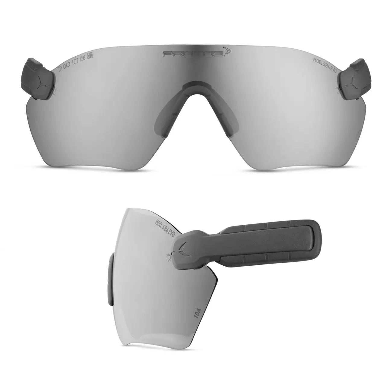 Protos Schutzbrille  SB4 E grau-verspiegelt 204090-30