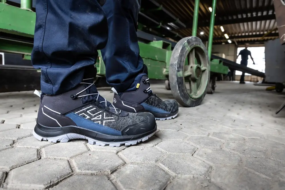 Arbeitsschuhe HAIX BE Safety 410 C GTX blue ansicht hinten Artikel 610048