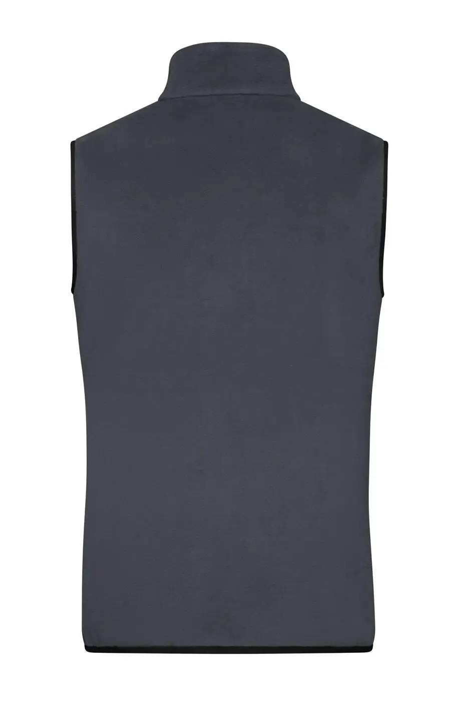 fleece weste herren carbon-schwarz James & Nicholson jn1310