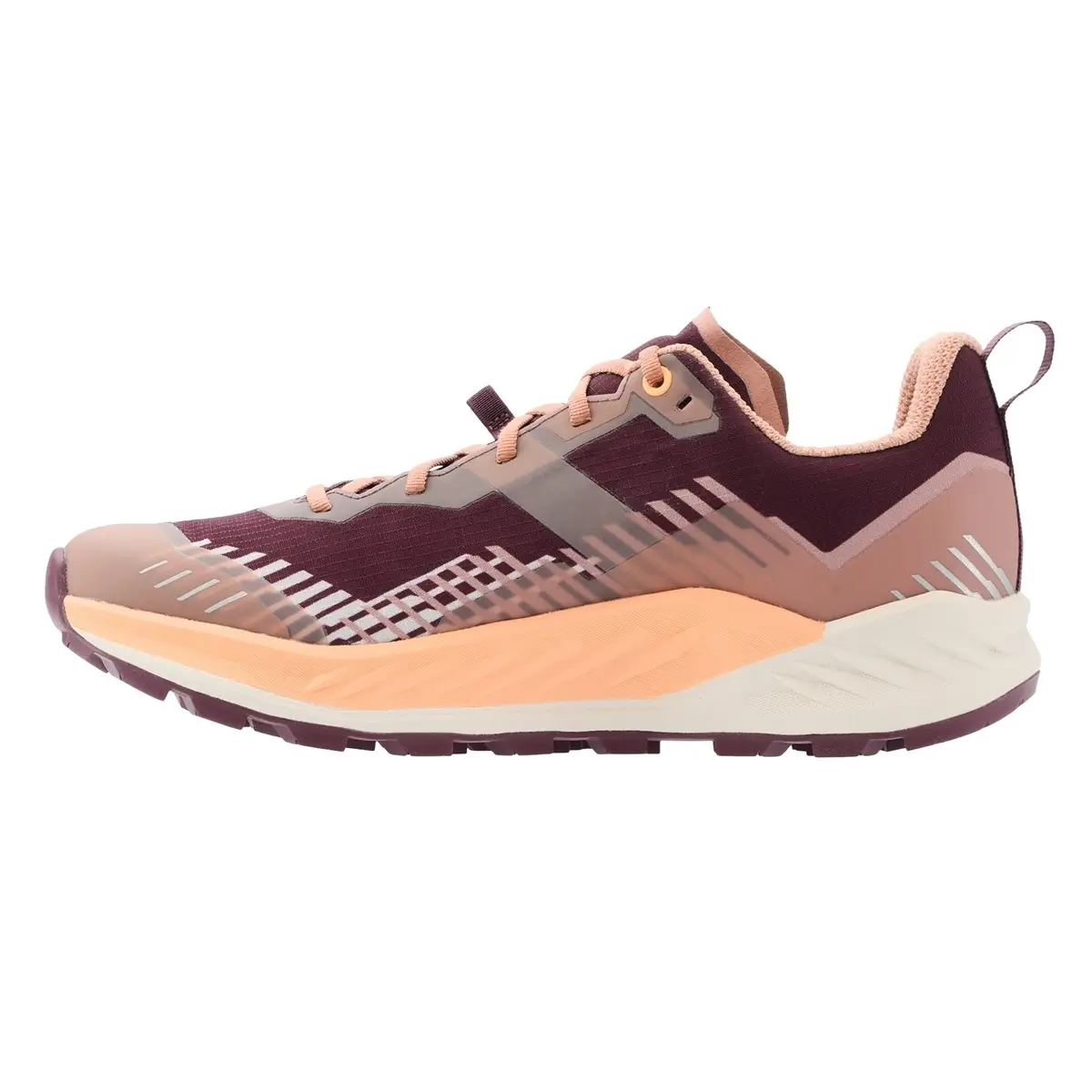Trailrunning Schuh Damen in bordeauxrot ansicht innenseite Lowa Amplux2 GTX 321685