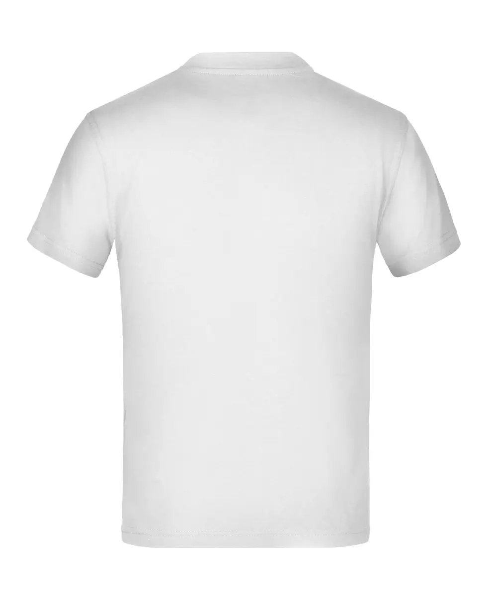 Kinder T-Shirt Junior Basic-T weiß ansicht hinten