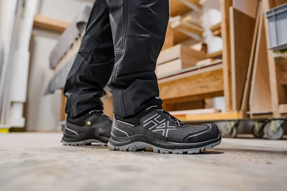 Arbeitsschuhe HAIX BLACK EAGLE Safety 200 | C, GTX, grey seitenansicht Art. 610049